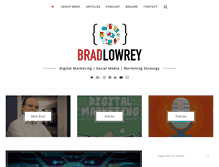 Tablet Screenshot of bradlowrey.com